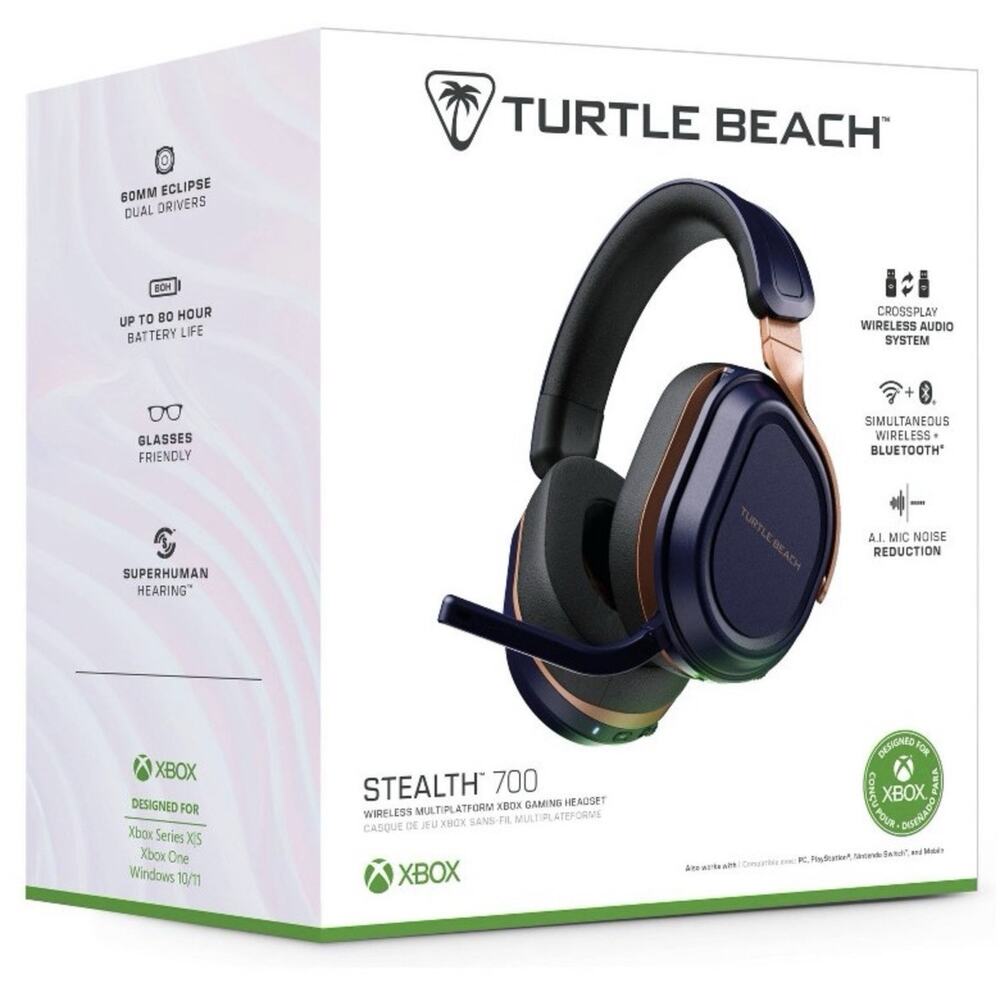 NEW Turtle Beach Stealth 700 Gen 3 Wireless Over-Ear Gaming Headset Cobalt Blue
